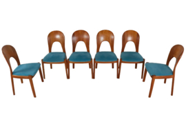 Set van 6 Niels Koefoed stoelen Morten 'Torup'