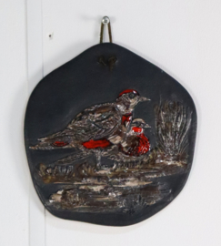 Wandkeramiek vogels