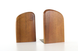 Set Deense houten boekensteunen