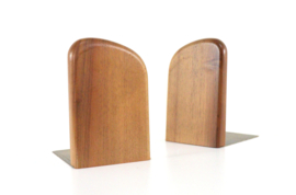 Set Deense houten boekensteunen