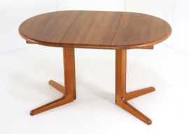 Ronde 1x verlengbare Deense ronde tafel 'Virklund'