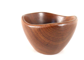 Teak schaal