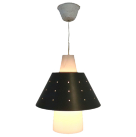 Glazen hanglamp 'pointelle'