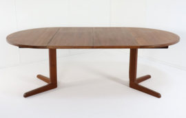Ronde 2x verlengbare eettafel 'Aabybro'