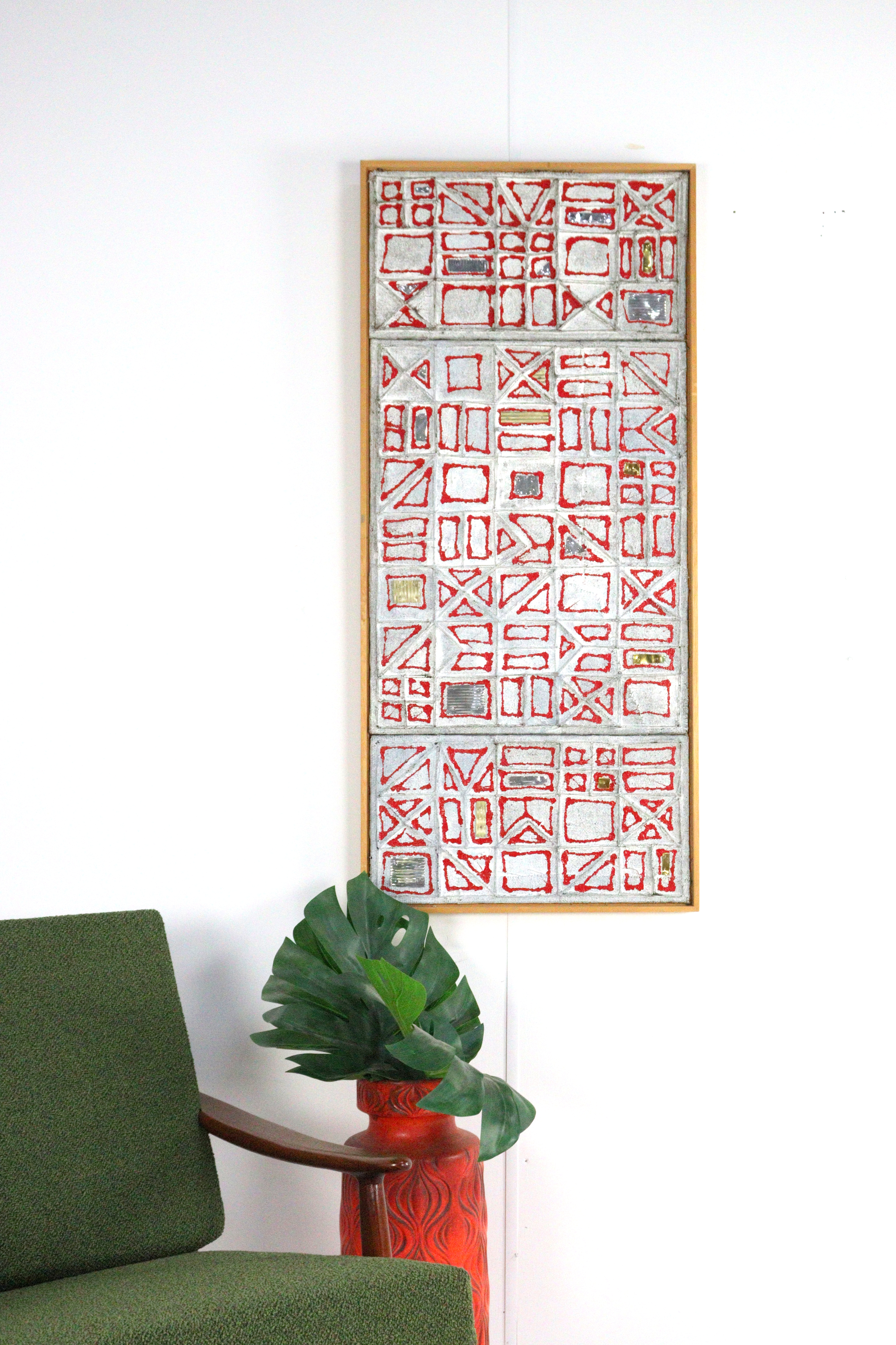 Mixed media kunstwerk  'Pira'