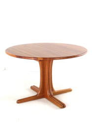 Deense ronde 2x verlengbare eettafel 'Hune'