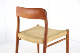 Set van 4 Niels O Möller model 75 stoelen