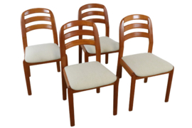 Set van 4 Dyrlund eetkamerstoelen 'Holdorf'