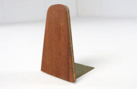 Houten boekensteun