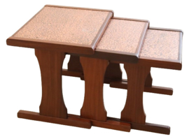 Copper nesting tables 'Birstall'