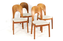 Set van 4 Koefoed Morten stoelen 'Horve'