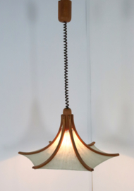 Domus teakhouten hanglamp