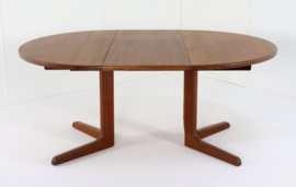 Ronde 2x verlengbare eettafel 'Aabybro'