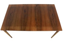 Palissander uitschuifbare eetkamer tafel