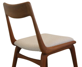 Set van 4 Alfred Christensen boomerang stoelen