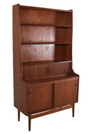 Hoge boekenkast / secretaire 'Solbjerg'