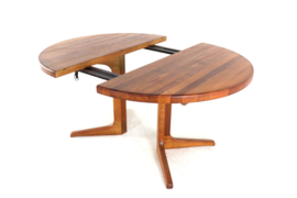Deense ronde 2x verlengbare eettafel 'Arden'