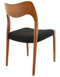Set van 4 eetkamerstoelen Niels O Möller model 71