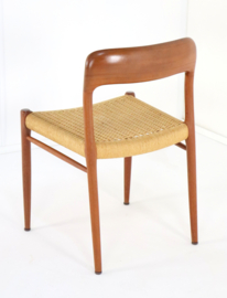 Set van 6 Niels O Möller model 75 stoelen