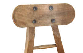 Set van 2 brutalist tripod stoelen