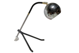 Vintage bureaulamp zilveren bol