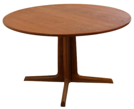 Ronde 2x verlengbare eettafel 'Holbaek'