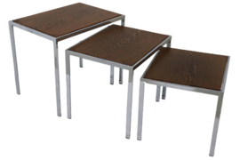 Set nesting tables Pastoe Cees Braakman 'Berkenwoude'