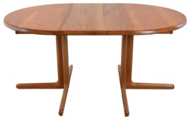 Deens design ronde 2x verlengbare eettafel 'Tingsryd'