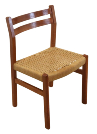 Set van 6 papercord stoelen 'Skibbild'