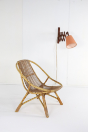 Houten schaarlamp