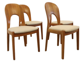 Set van 4 stoelen Niels Koefoed 'Morten' 'Femo'