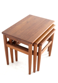 Set van 3 Deense nesting tables