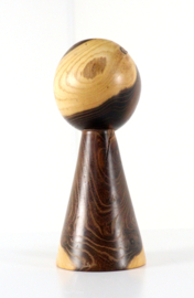 Houten kandelaar