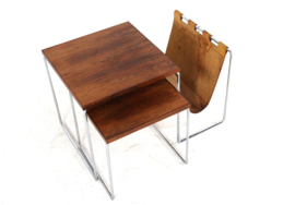 Brabantia nesting tables met lectuurhouder