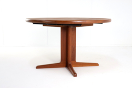 Ronde 2x verlengbare eettafel 'Havbro'