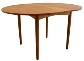 Ronde 1x verlengbare eetafel 'Zoelmond'