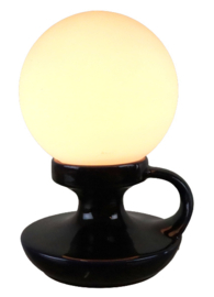 Keramieken donkerblauw tafel / bedlampje