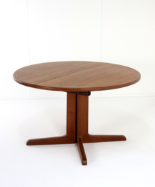 Ronde 2x verlengbare eettafel 'Aabybro'
