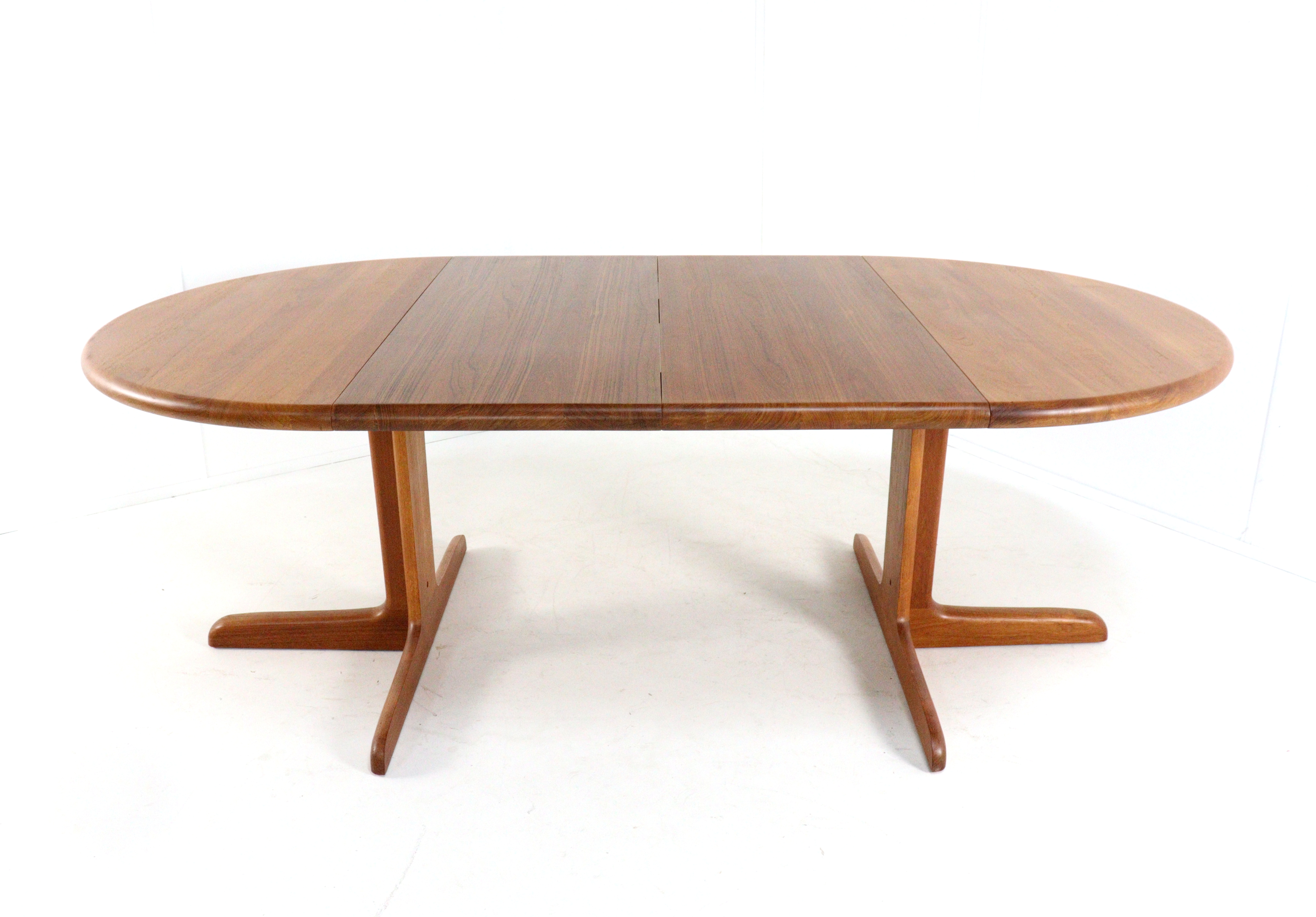 Langeskov möbelfabrik ronde 2x verlengbare eettafel 'Tvis'