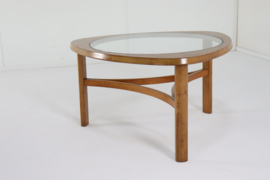 Nathan salontafel met glas 'Tilbury'