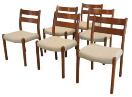 Set van 6 EMC mobler stoelen 'Lem'