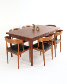 Verlengbare Deens eettafel ' Skive'