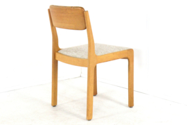Set van 6 eiken Deense stoelen 'Lomborg'