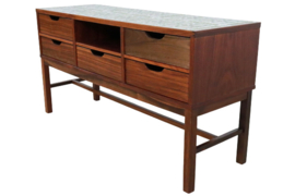 Deense halkast 'Lolland' / laag sideboard Severin Hansen