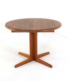 Ronde 2x verlengbare eettafel 'Vorbasse'