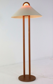 Deense +LYS teak houten vloerlamp
