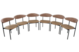 Set van 6 Rudolf Wolf Alpha stoelen