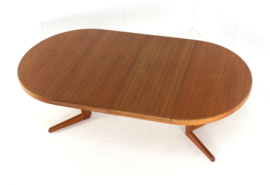 Ronde 2x verlengbare eettafel 'Blans'