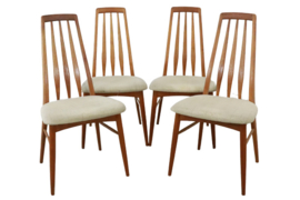 Set van 4 eetkamerstoelen Eva - Niels Koefoed 'Drostup'