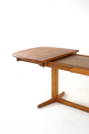 Deense ovalen 2x verlengbare eettafel 'Siem'